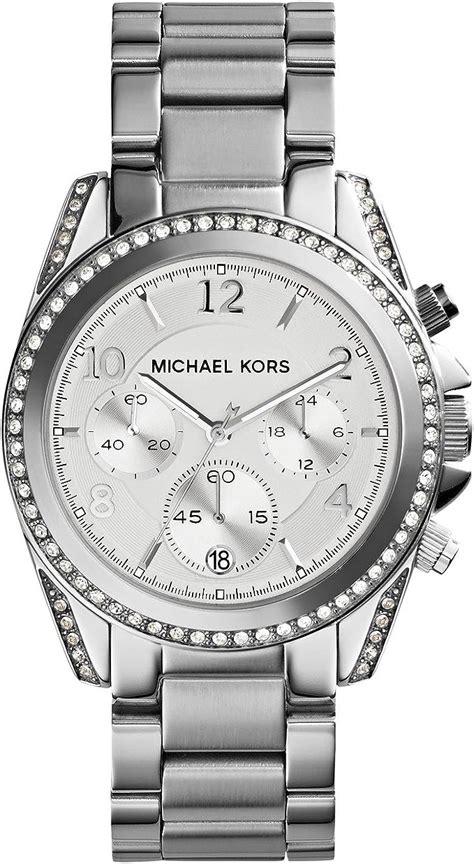 michael kors ladies blair watch silver